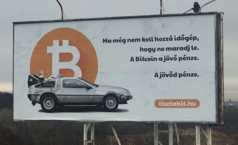 Ma még nem kell hozzá időgép, hogy ne maradj le. A bitcoin a jövő pénze. A jövőd pénze.