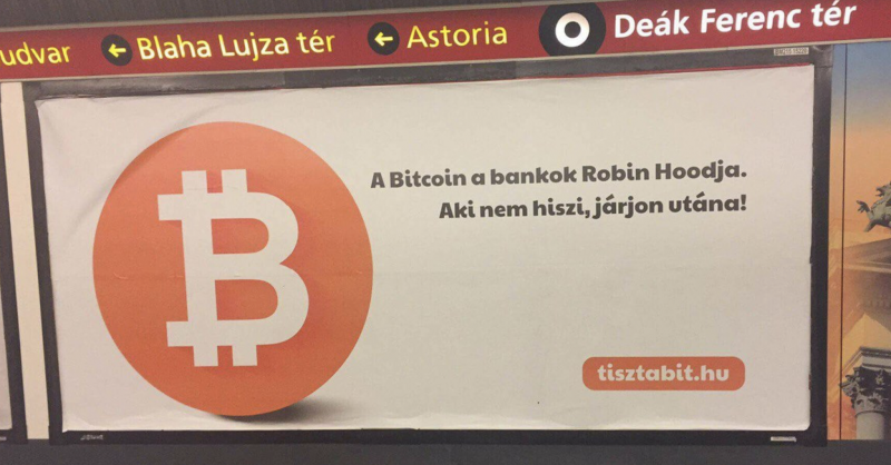 A Bitcoin a bankok Robin Hoodja. Aki nem hiszi, járjon utána!